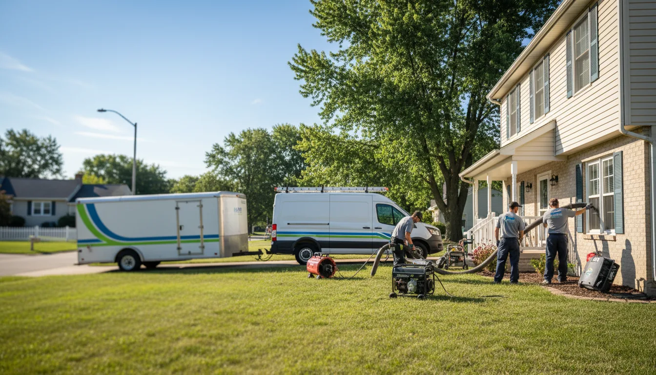 Flooded Basement Restoration And Cleanup With Repair in Hordville, NE near me